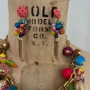 Beautiful Lenora Dame necklace with custom earrings to match..